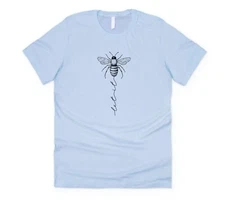 Let It Bee T-shirt Tee Top Funny Cute Bohemian Boho Save the Bees Mother Nature