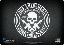 2ND Amendment Pro Mat Handgun Gun Cleaning Mat Cerus Gear Black 