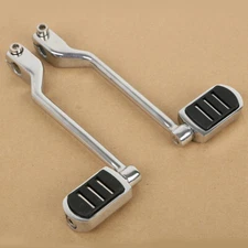 Chrome Heel Toe Shift Lever Shifter Peg For Harley Softail Touring Electra Glide