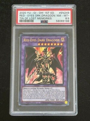 2020 YU-GI-Oh! Tin of Lost Memories Red-Eyes Dark Dragoon 1st Ed