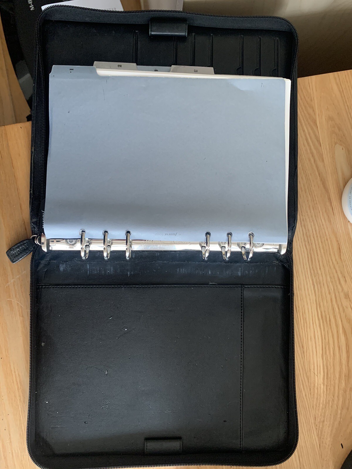 Filofax Lyndhurst A5 ZIP Black Deluxe Leather Personal Organiser eBay