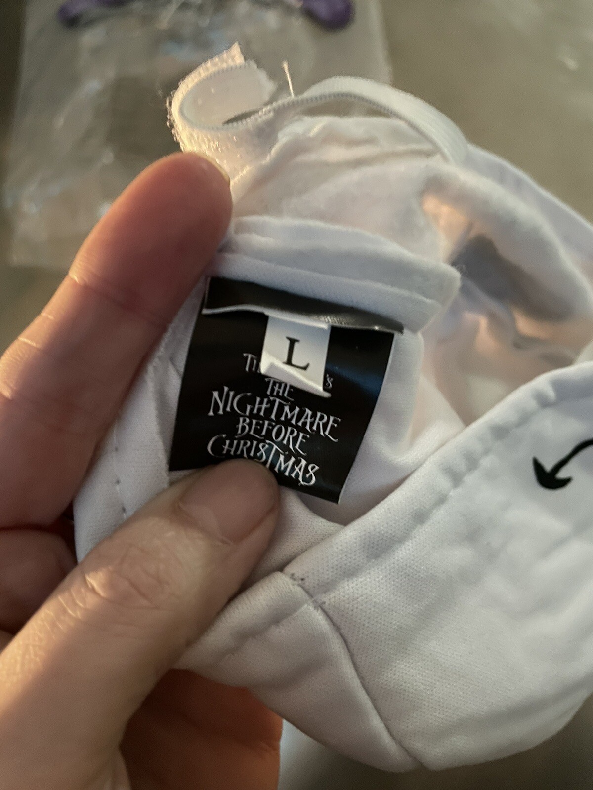 New Nightmare Before Christmas Zero Dog Ghost Costume Size Large Lg