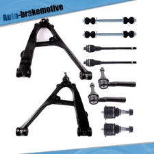 10x Front Lower Control Arm Ball Joint Tie Rod Kit For 2002-06 Cadillac Escalade