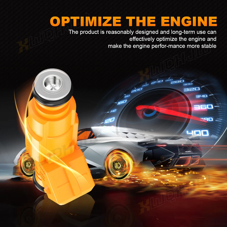 Juego de 8 inyectores de combustible originales XWQHJW para Ford Lincoln Mercury 4,6 L 5,0 L V8 Foto 2 de 4