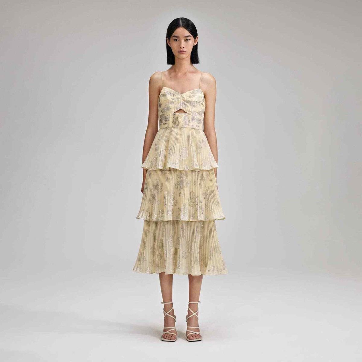 【関税&送料込】Self-Portrait llic Jacquard Midi Dress self-portrait metallic jacquard midi dress US10 | eBay