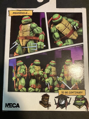 Teenage Mutant Ninja Turtles Raphael Mirage Comics Action Figure NECA - Picture 2 of 2