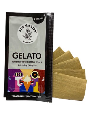 Budmaster Gelato Terpene Infused Wraps - 5 Wraps