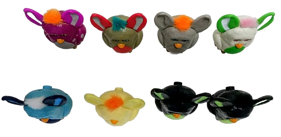 Lote de 8 figuras coleccionables de comida para niños Furby Burger King 2005 Hasbro GW 1-7 Foto 2 de 4