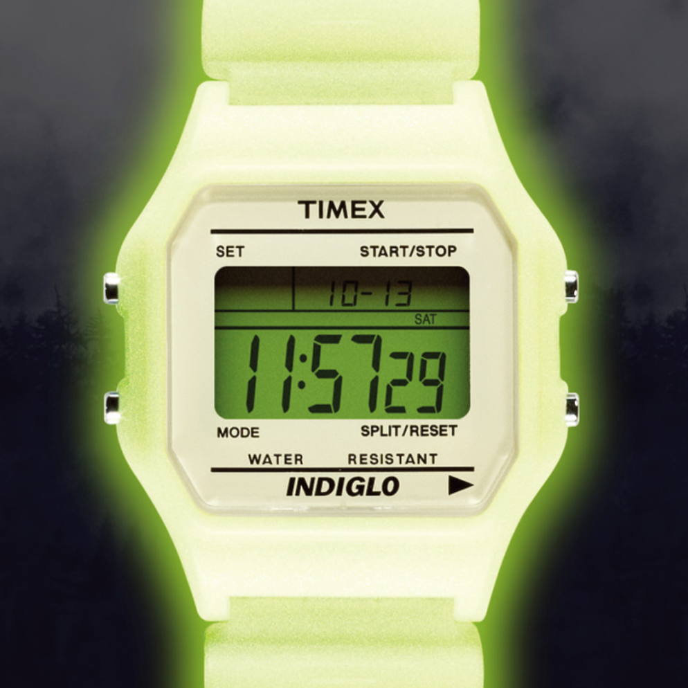 Timex T80 Glow in the Dark Luminescent Japan Limited Edition
