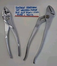 Vintage Craftman WF Western Forge Slip Joint Pliers & Pliers Old Hand Tool ⬇️
