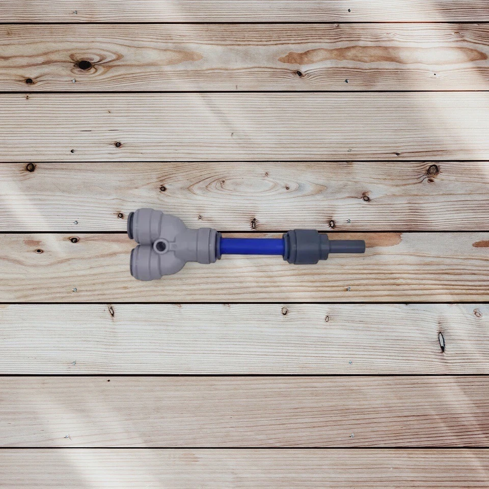 FILTER FLAIR John Guest Splitter for Lindr Dispensers - 5/16" Stem x 3/8" Push Fit