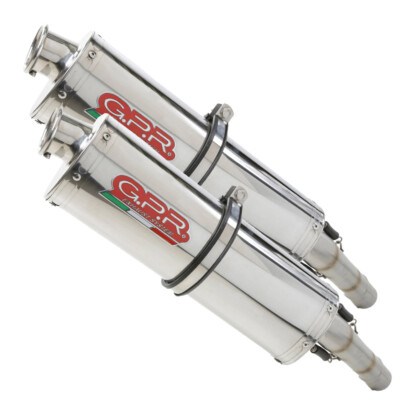 Aprilia Pegaso 650 1992 - 96 Ga GPR Trioval Pair Homologated slip-on exhaust