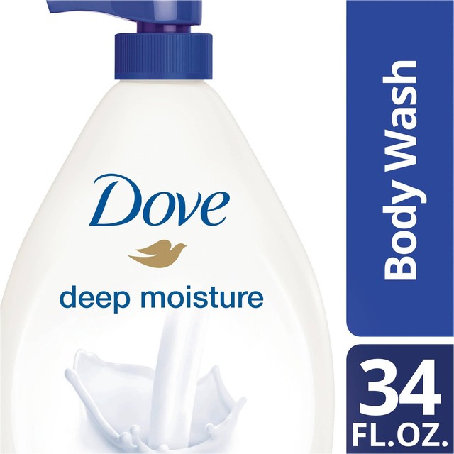 Dove Deep Moisture Pump Body Wash 34 Oz 011111396487 for sale online eBay