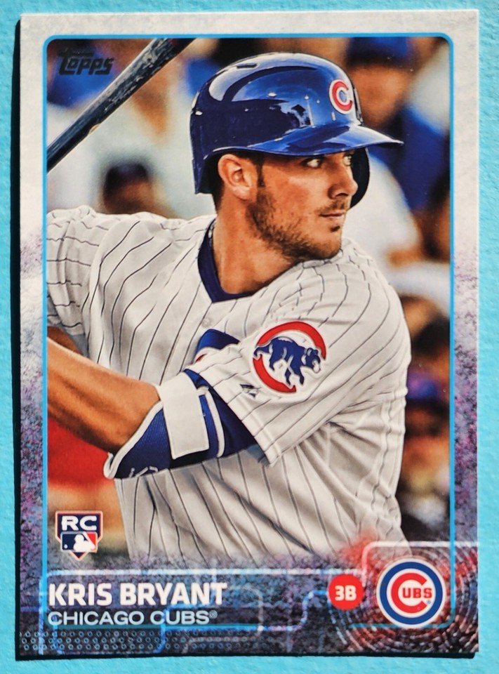 2015 Topps 616 Kris Bryant Batting rc ROCKIES ROOKIE Baseball Card eBay