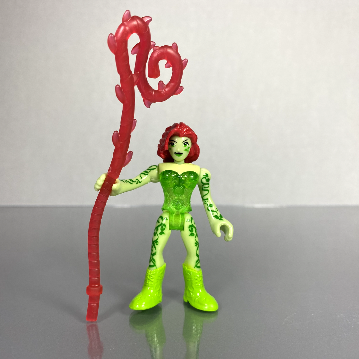 Imaginext DC Super Friends POISON IVY figure clear Bat-Tech w