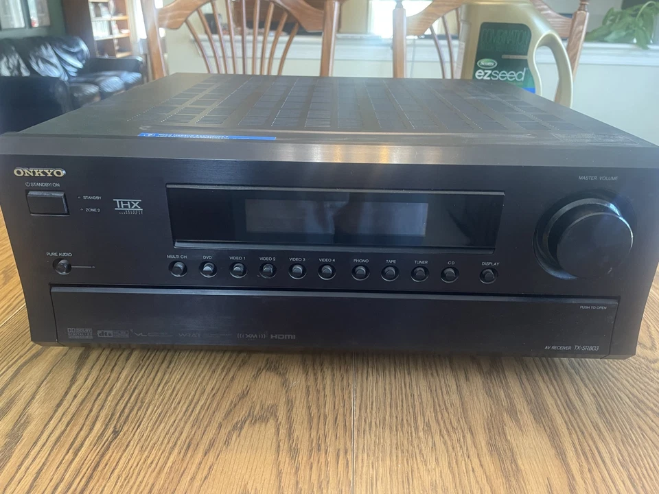 ONKYO TX-SR803  - 7.1  AV Receiver  (For Parts or Repair) - Image 2 of 4