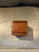 Solid Cherry Wood Cube Keepsake Urn for Human/Pet Ashes - Beautiful Handcrafted