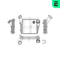ERA LadeluftküHler 672081 FüR VW Touareg 7LA 7L6 7L7 7P5 7P6 VAN TDI 4Motion R50