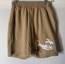 3 Men's Sweat Shorts Cotton Logo Accents Drawstring Elastic Waist Pockets