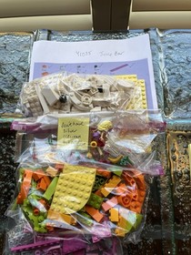 Lego Friends 41093 And 41035 Complete Build Set Substituted A Few Accessories.