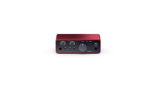 Scarlett Solo 4. Gen USB Audio Interface, für den Gitarristen,