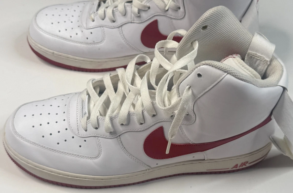 Nike Air Force 1 07 High White Varsity Red for Sale 