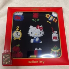 FEILER x Sanrio Hello Kitty Chenille Handkerchief 8-Bit Retro Xmas Gift New