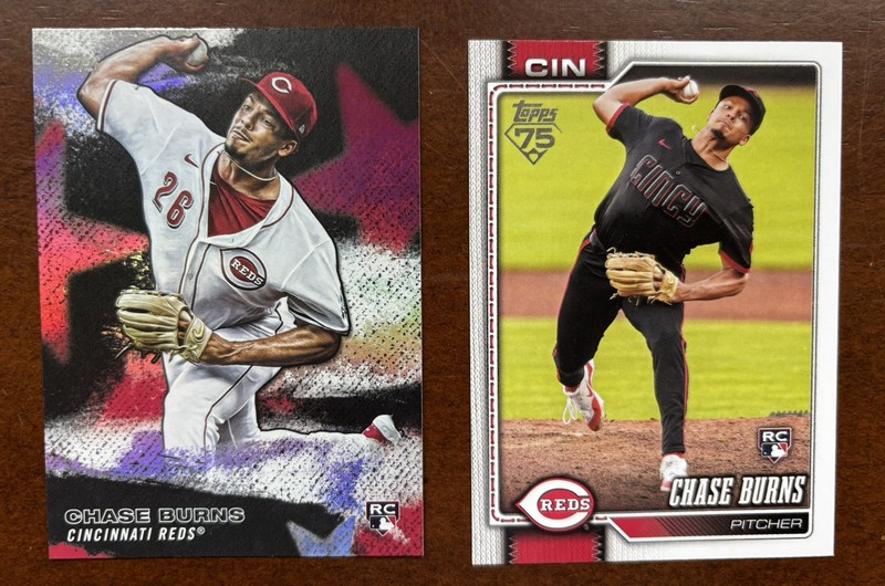 2026 Topps Series 1 - Chase Burns - Cincinnati Reds - RC & SMLB