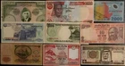 Mix Lot 67 - Pakistan and Nigeria Romania, Indonesia, India, Saudi -10 Banknotes