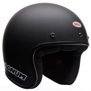Bell Magnum Ece Open-Face Motorcycle Helmet Plain Matt Black