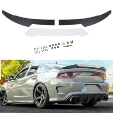 Rear Decklid Wicker Bill Spoiler Gurney Flap Kit Set For 15-23 Dodge Charger Srt Rear Decklid Wicker Bill Spoiler Gurney Flap Kit Set For 15-23 Dodge Charger Srt