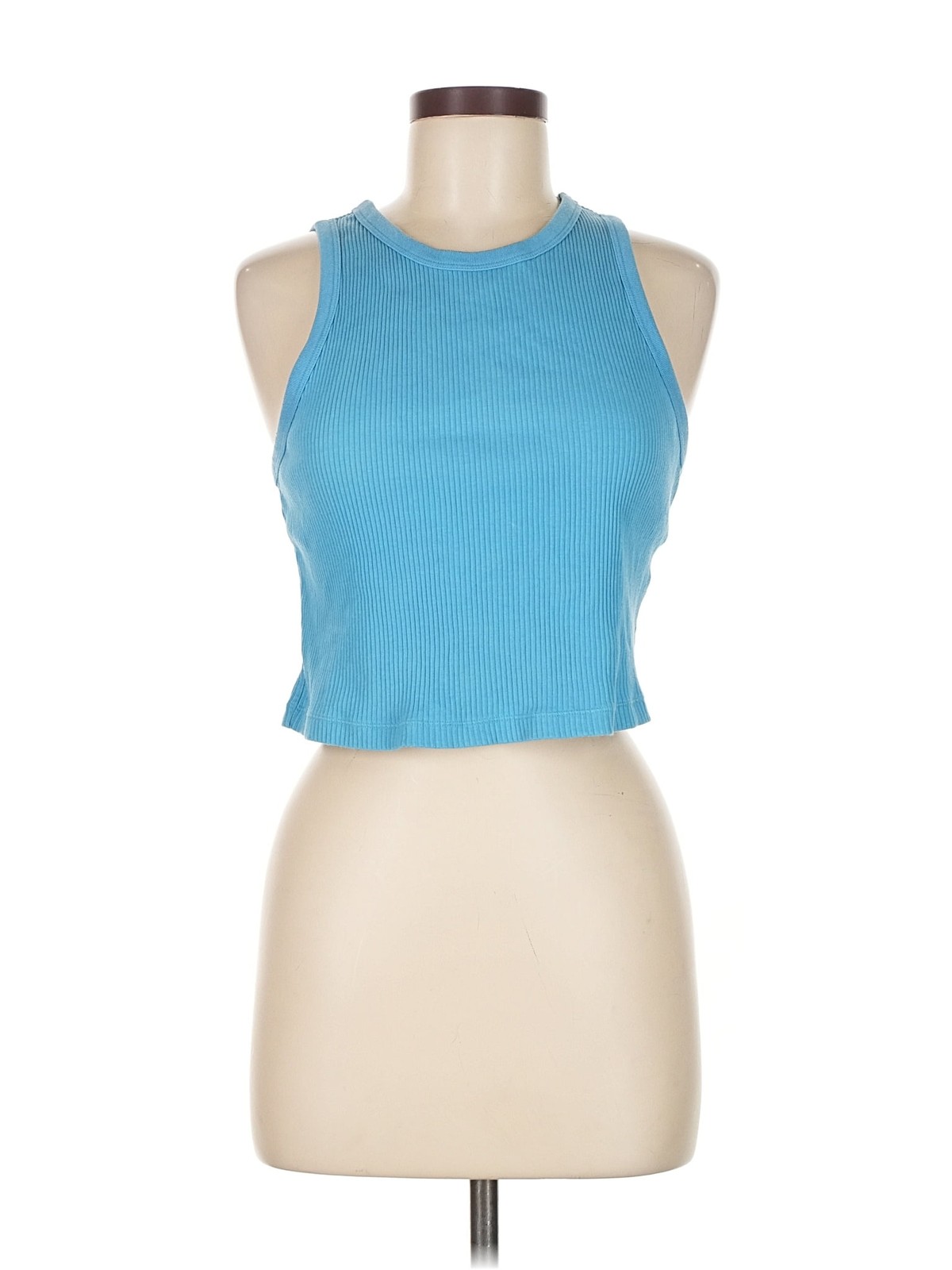 Uniqlo Women Blue Tank Top M