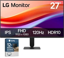 LG 27 inch 120Hz 1ms Gaming Monitor with 1-Year CPS Extended Warranty