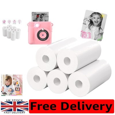 Creative Kids Instant Camera Paper Refill - 5 Rolls for Fun DIY Printing