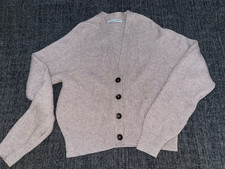 Pull & Bear Strick Jacke Gr. S 36 beige Neu wertig