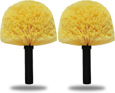2 Pack Twist-On Cobweb Duster Head Brush - Efficient Indoor  Outdoor Spider Web