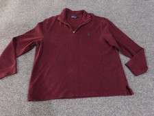 Polo Ralph Lauren Sweater Mens XL Half Zip Pullover Quarter Zip Casual