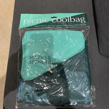 Marks and Spencer Brand New Picnic Coolbag Bright Green with Shoulder Strap