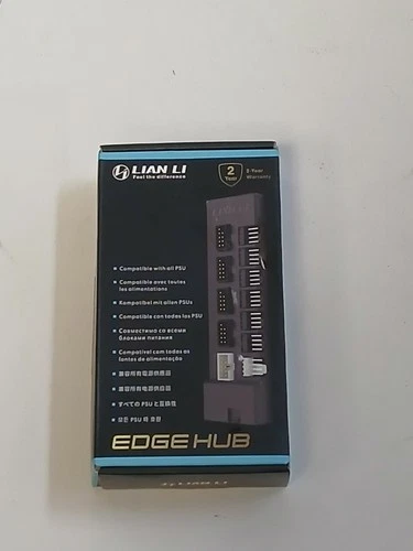 Lian Li Edge Hub EG-HUB01B Power Supply Fan USB RGB Controller COMPLETE