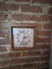 Vintage Wall Clock Spartus Real Vintage Size C Battery Tested Works