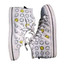 Adidas Size 9 Neo Bravada Smiley Mid  Sneaker Shoes SPG753001 Happy Mid Positive