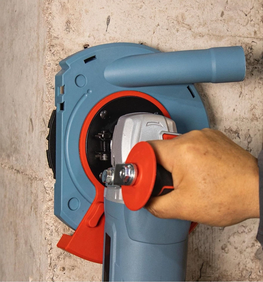 Conjunto de moedor de concreto 7 polegadas com mortalha de extração de poeira e rebolo de diamante - Imagem 4 de 4