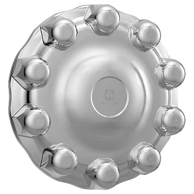 #ad Alcoa 086200B Front Hub Cover Abs Plastic Chrome $251.99
