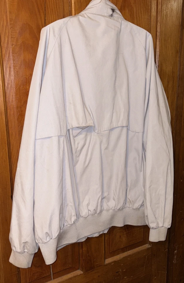 Vintage Field & Stream Bomber Jacket Men's 3XLT Beige 90s Bi Swing Plaid Lined - Image 4 of 4