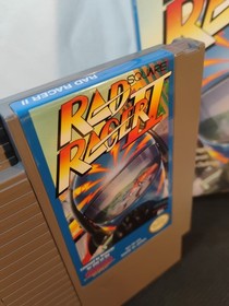 🔥1989 Nintendo NES Rad Racer II 2 Game CIB Complete in Box great condition