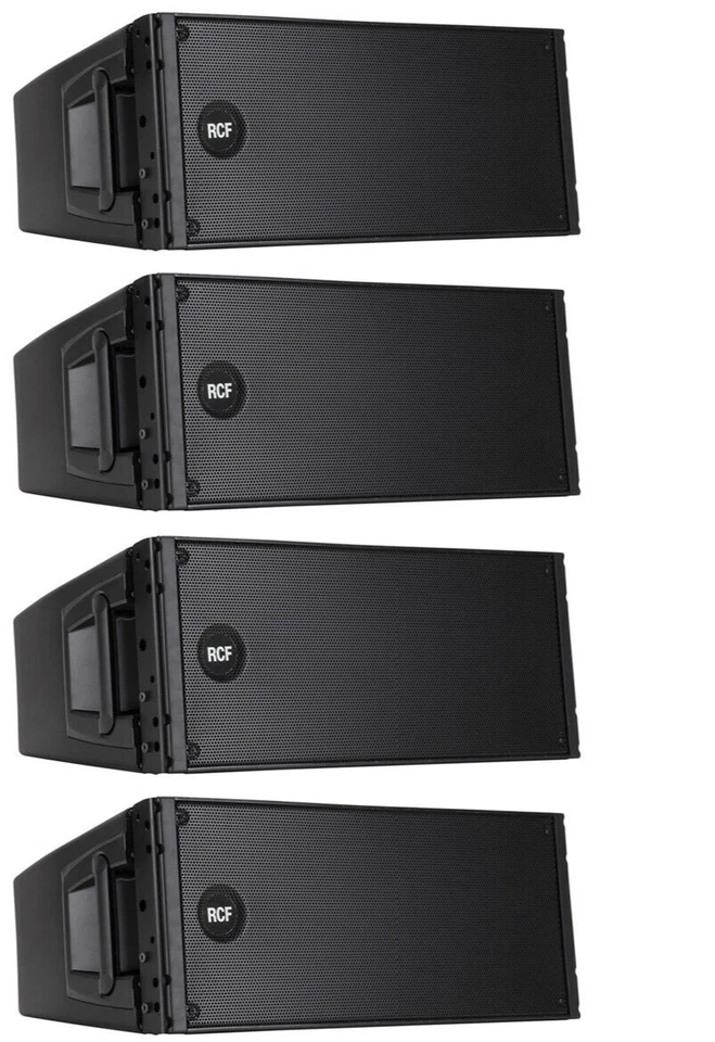 NEW 4x RCF HDL 20-A ACTIVE LINE ARRAY 1400W w Two Powerful 10” DJ Club Speakers - Image 2 of 4