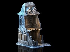 3d Printed Tabletop Terrain Ruined House DnD RPG Wargame Skirmish 28mm