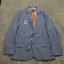 William Murray Golf Blazer Jacket Size Large MAM 25th Anniversary Blue Camo