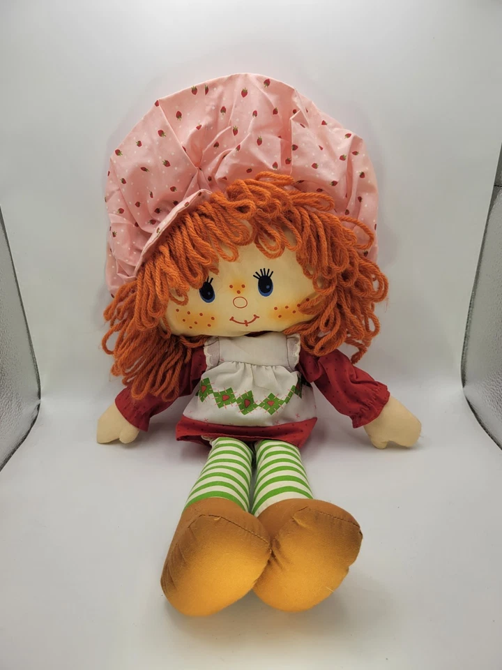 "Muñeca Kenner Strawberry Shortcake Rag 1980 16"" vestido original Hong Kong vintage" Foto 2 de 4