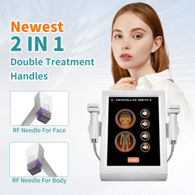 Morpheus8 Fractional Gold Radio Frequency Facial Lifting Skin Tightening Machine